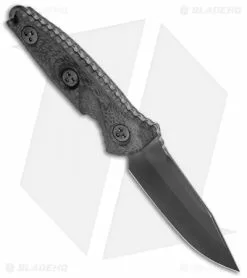 Microtech Signature Series Socom Alpha Mini Fixed Blade Knife CF (3.8" Black) -Avokelavavat Sales Store Microtech Socom Alpha Mini SE CF Black 113M 1DLCCFS BHQ 99324 jr spine