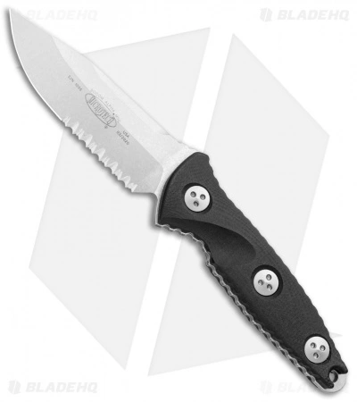 Microtech Socom Alpha Mini S/E Fixed Blade Knife (3.75" Stonewash Serr) 113M-11 3 Microtech Socom Alpha Mini S/E Fixed Blade Knife (3.75" Stonewash Serr) 113M-11