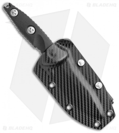 Microtech Socom Alpha Mini S/E Fixed Blade Knife (3.75" Stonewash Serr) 113M-11 5 Microtech Socom Alpha Mini S/E Fixed Blade Knife (3.75" Stonewash Serr) 113M-11 - Image 3