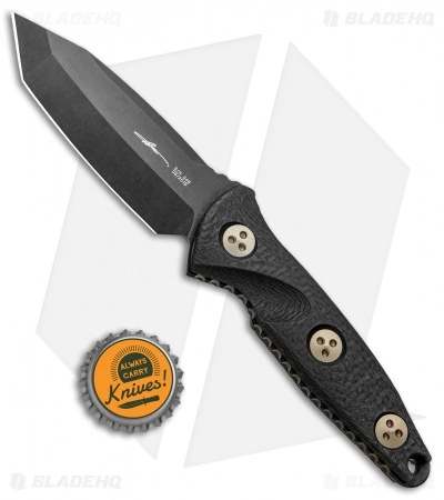 Microtech Signature Series Socom Alpha Mini Tanto Fixed Knife CF (3.8" Black) 6 Microtech Signature Series Socom Alpha Mini Tanto Fixed Knife CF (3.8" Black) - Image 4