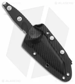 Microtech Socom Alpha Mini Warcom Fixed Blade Knife Black G-10 (3.7" Stonewash) -Avokelavavat Sales Store Microtech Socom Alpha Mini Warcom Fixed Blade Black G 10 SW BHQ 178236 jr sheath