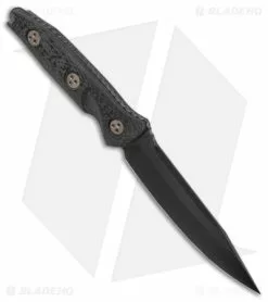 Microtech Socom Alpha S/E Fixed Blade Knife CF (5.6" Black) 113-1DLCCFS -Avokelavavat Sales Store Microtech Socom Alpha SE Fixed Blade CF Black 113 1DLCCFS BHQ 146577 jr spine