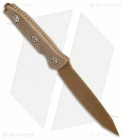 Microtech Socom Alpha Tanto Fixed Blade Tan G-10 (5" Tan PVD Serr) -Avokelavavat Sales Store Microtech Socom Alpha Tanto Tan G 10 Tan PVD Serr 114 2PVDTN BHQ 74521 jr spine