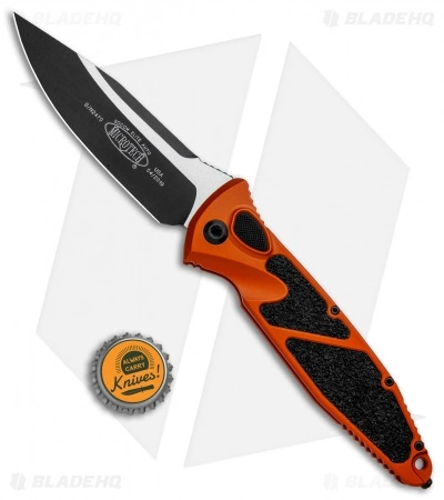 Microtech Socom Elite S/E Automatic Knife Orange (4" Two-Tone) 160A-1OR 6 Microtech Socom Elite S/E Automatic Knife Orange (4" Two-Tone) 160A-1OR - Image 4