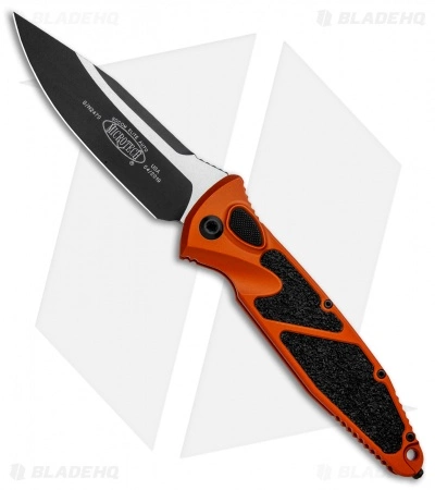 Microtech Socom Elite S/E Automatic Knife Orange (4" Two-Tone) 160A-1OR 3 Microtech Socom Elite S/E Automatic Knife Orange (4" Two-Tone) 160A-1OR