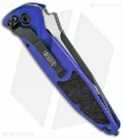 Microtech Socom Elite S/E Automatic Knife Purple (4" Two-Tone) 160A-1PU -Avokelavavat Sales Store Microtech Socom Elite SE Auto Purple TT 160A 1PU BHQ 96891 jr side