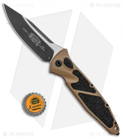 Microtech Socom Elite S/E Automatic Knife Tan (4" Two-Tone) 160A-1TA 6 Microtech Socom Elite S/E Automatic Knife Tan (4" Two-Tone) 160A-1TA - Image 4