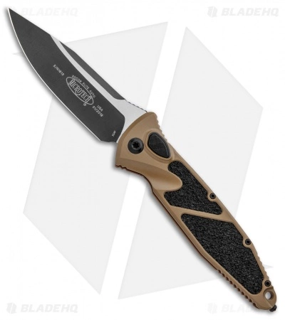Microtech Socom Elite S/E Automatic Knife Tan (4" Two-Tone) 160A-1TA 3 Microtech Socom Elite S/E Automatic Knife Tan (4" Two-Tone) 160A-1TA