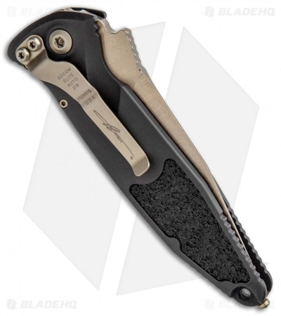 Microtech Signature Series Elite S/E Automatic Knife (4" Bronze) 160A-13SS 5 Microtech Signature Series Elite S/E Automatic Knife (4" Bronze) 160A-13SS - Image 3