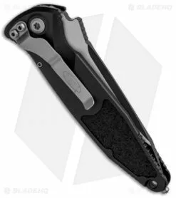 Microtech Socom Elite T/E Automatic Knife Black (4" Two Tone) 161A-1 -Avokelavavat Sales Store Microtech Socom Elite TE Auto Black TT 161A 1 BHQ 91672 jr side