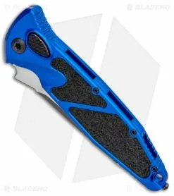 Microtech Socom Elite T/E Automatic Knife Blue (4" Two Tone Serr) 161A-2BL -Avokelavavat Sales Store Microtech Socom Elite TE Auto Blue TT Serr 161A 2BL BHQ 101582 jr spine