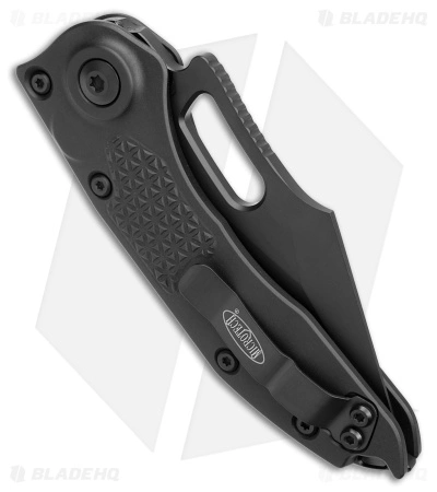 Microtech Stitch-A S/E Automatic Knife Black (3.75" Black) 5 Microtech Stitch-A S/E Automatic Knife Black (3.75" Black) - Image 3