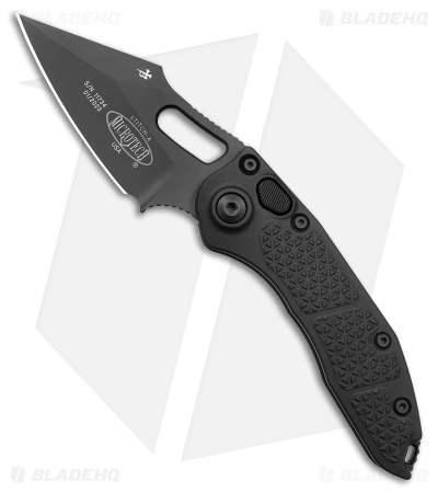 Microtech Stitch-A S/E Automatic Knife Black (3.75" Black) 3 Microtech Stitch-A S/E Automatic Knife Black (3.75" Black)