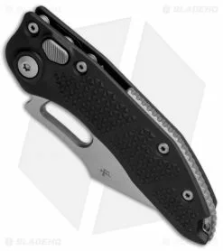 Microtech Stitch Automatic Knife Black (3.75" Stonewash Serr) 169-11 -Avokelavavat Sales Store Microtech Stitch Black SW Serr 169 11 BHQ 71982 jr spine