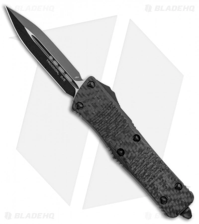 Microtech Signature Series Troodon D/E OTF Automatic Knife CF (3" Black) 3 Microtech Signature Series Troodon D/E OTF Automatic Knife CF (3" Black)