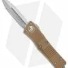 Microtech Troodon D/E OTF Automatic Knife Tan (3" Stonewash Full Serr) 2 Microtech Troodon D/E OTF Automatic Knife Tan (3" Stonewash Full Serr) -Avokelavavat Sales Store Microtech Troodon DE OTF Auto Tan SW Full Serr 138 12TA BHQ 97855 jr