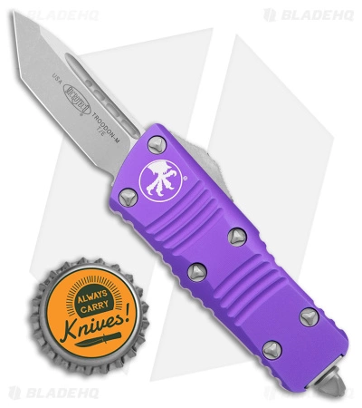 Microtech Troodon Mini T/E CA Legal OTF Auto Knife Purple (1.9" Apoc) 24010 APPU 6 Microtech Troodon Mini T/E CA Legal OTF Auto Knife Purple (1.9" Apoc) 24010 APPU - Image 4