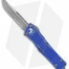 Microtech Troodon S/E OTF Automatic Knife Distress Purple (3" Apocalyptic Serr)