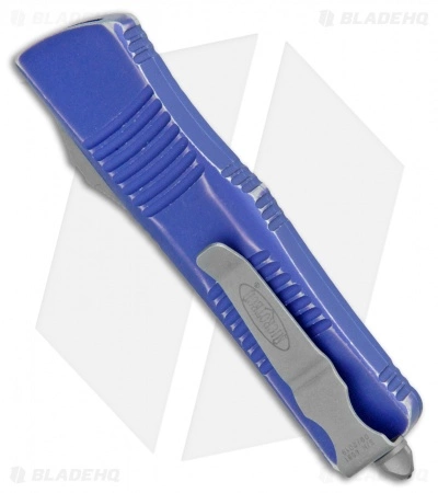 Microtech Troodon S/E OTF Automatic Knife Distress Purple (3" Apocalyptic Serr) 5 Microtech Troodon S/E OTF Automatic Knife Distress Purple (3" Apocalyptic Serr) - Image 3