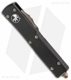 Microtech UTX-70 CA Legal S/E OTF Automatic Knife (1.90" Bronze) CA148-13 -Avokelavavat Sales Store Microtech UTX 70 CA Legal SE OTF Auto Bronze BHQ 139156 jr spine