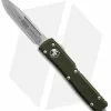 Microtech UTX-70 S/E OTF Automatic Knife OD Green (2.4" Stonewash) 148-10OD -Avokelavavat Sales Store Microtech UTX 70 D A OTF S E Automatic Knife OD Green 2in SW BHQ 98311 td