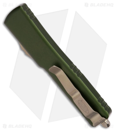 Microtech UTX-70 D/E OTF Automatic Knife OD Green (2.4" Bronze Stonewash) 5 Microtech UTX-70 D/E OTF Automatic Knife OD Green (2.4" Bronze Stonewash) - Image 3