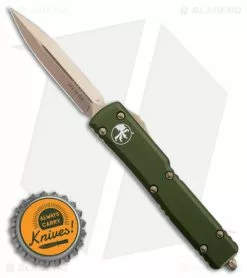 Microtech UTX-70 D/E OTF Automatic Knife OD Green (2.4" Bronze Stonewash) 9 Microtech UTX-70 D/E OTF Automatic Knife OD Green (2.4" Bronze Stonewash) -Avokelavavat Sales Store Microtech UTX 70 DE OTF AK OD Green 2in Bronze SW BHQ 176123 td size