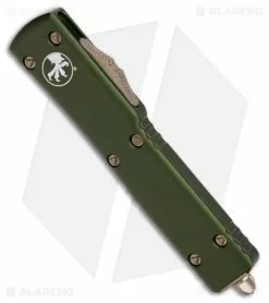 Microtech UTX-70 D/E OTF Automatic Knife OD Green (2.4" Bronze Stonewash) 7 Microtech UTX-70 D/E OTF Automatic Knife OD Green (2.4" Bronze Stonewash) -Avokelavavat Sales Store Microtech UTX 70 DE OTF AK OD Green 2in Bronze SW BHQ 176123 td spine