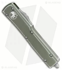 Microtech UTX-70 D/E OTF Automatic Knife Distressed OD Green (2.4" Apocalyptic) -Avokelavavat Sales Store Microtech UTX 70 DE OTF Auto Distressed OD Green Apocalyptic BHQ 110720 jr spine