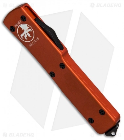 Microtech UTX-70 D/E OTF Automatic Knife Orange (2.4" Black Serr) 147-2OR 4 Microtech UTX-70 D/E OTF Automatic Knife Orange (2.4" Black Serr) 147-2OR - Image 2