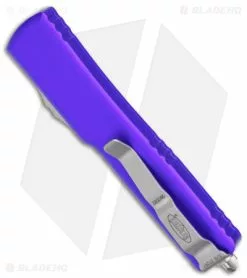 Microtech UTX-70 D/A OTF S/E Automatic Knife Purple (2.4" Satin) 148-4PU -Avokelavavat Sales Store Microtech UTX 70 SE Auto OTF Purple SW BHQ 36255 jr side