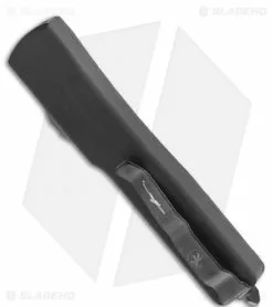 Microtech Signature Series UTX-70 Spartan OTF Auto Knife CF (2.4" Black DLC) -Avokelavavat Sales Store Microtech UTX 70 Spartan OTF Auto CF Black 249 1DLCTCFS BHQ 121888 jr side