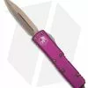 Microtech UTX-85 D/E OTF Automatic Knife Violet (3.125" Bronze) 232-13VI -Avokelavavat Sales Store Microtech UTX 85 DE OTF AK Violet 3in Bronze BHQ 181683 td