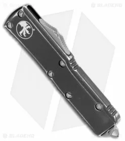Microtech UTX-85 D/E OTF Automatic Knife Distressed (3.1" Apocalyptic) -Avokelavavat Sales Store Microtech UTX 85 DE OTF Auto Black Distressed Apocalyptic BHQ 110883 jr spine