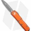 Microtech UTX-85 D/E OTF Automatic Knife Distressed Orange (3.1" Apocalyptic) -Avokelavavat Sales Store Microtech UTX 85 DE OTF Auto Distressed Orange Apocalyptic BHQ 178778 jr