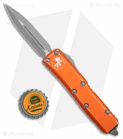 Microtech UTX-85 D/E OTF Automatic Knife Distressed Orange (3.1" Apocalyptic) -Avokelavavat Sales Store Microtech UTX 85 DE OTF Auto Distressed Orange Apocalyptic BHQ 178778 jr bottlecap