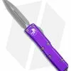 Microtech UTX-85 D/E OTF Automatic Knife Distressed Purple (3.1" Apocalyptic SW) -Avokelavavat Sales Store Microtech UTX 85 DE OTF Auto Distressed Purple Apocalyptic BHQ 178754 jr