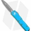 Microtech UTX-85 D/E OTF Automatic Knife Distressed Turquoise (3.1" Apocalyptic) -Avokelavavat Sales Store Microtech UTX 85 DE OTF Auto Distressed Turquoise Apocalyptic BHQ 178735 jr