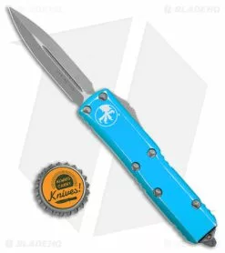 Microtech UTX-85 D/E OTF Automatic Knife Distressed Turquoise (3.1" Apocalyptic) -Avokelavavat Sales Store Microtech UTX 85 DE OTF Auto Distressed Turquoise Apocalyptic BHQ 178735 jr bottlecap
