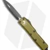 Microtech UTX-85 D/E OTF Automatic Knife OD Green (3.125" Black) -Avokelavavat Sales Store Microtech UTX 85 DE OTF Auto OD Green Black BHQ 81507 jr