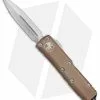 Microtech UTX-85 D/E OTF Automatic Knife Tan (3.125" Stonewash) 232-10TA -Avokelavavat Sales Store Microtech UTX 85 DE OTF Auto Tan SW 232 10TA BHQ 81506 jr 1