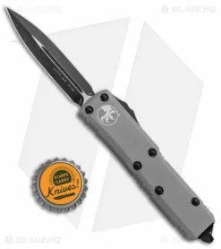Microtech UTX-85 D/E OTF Automatic Knife Gray (3.125" Black) 232-1GY -Avokelavavat Sales Store Microtech UTX 85 DE OTF Gray Black 232 1GY BHQ 93392 jr bottlecap