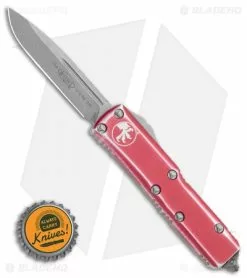 Microtech UTX-85 S/E OTF Automatic Knife Distressed Red (3.125" Apocalyptic) -Avokelavavat Sales Store Microtech UTX 85 S E OTF Automatic Knife Distressed Red 3.125 Apocalyptic 231 10DRD BHQ 117652 LS Bottlecap