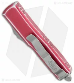 Microtech UTX-85 S/E OTF Automatic Knife Distressed Red (3.125" Apocalyptic) -Avokelavavat Sales Store Microtech UTX 85 S E OTF Automatic Knife Distressed Red 3.125 Apocalyptic 231 10DRD BHQ 117652 LS Side