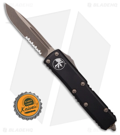 Microtech UTX-85 S/E OTF Automatic Knife Black (3.125" Bronze Apocalyptic) 6 Microtech UTX-85 S/E OTF Automatic Knife Black (3.125" Bronze Apocalyptic) - Image 4