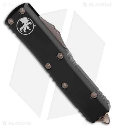 Microtech UTX-85 S/E OTF Automatic Knife Black (3.125" Bronze Apocalyptic) 4 Microtech UTX-85 S/E OTF Automatic Knife Black (3.125" Bronze Apocalyptic) - Image 2