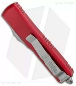 Microtech UTX-85 S/E OTF Automatic Knife Red (3.125" Satin) 231-4RD 8 Microtech UTX-85 S/E OTF Automatic Knife Red (3.125" Satin) 231-4RD -Avokelavavat Sales Store Microtech UTX 85 SE OTF Auto Red Satin 231 4RD BHQ 99516 jr side