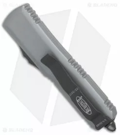 Microtech UTX-85 S/E OTF Automatic Knife Gray (3.125" Black) 231-1GY -Avokelavavat Sales Store Microtech UTX 85 SE gray black 231 1GY BHQ 69042 er side