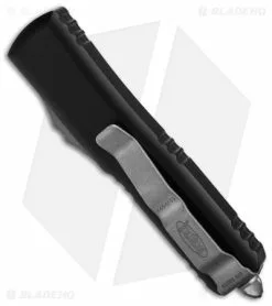 Microtech UTX-85 Spartan OTF Automatic Knife Black (3.1" Apocalyptic) -Avokelavavat Sales Store Microtech UTX 85 Spartan OTF AK Black 3in Apocalyptic BHQ 178482 td side