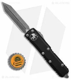 Microtech UTX-85 Spartan OTF Automatic Knife Black (3.1" Apocalyptic) -Avokelavavat Sales Store Microtech UTX 85 Spartan OTF AK Black 3in Apocalyptic BHQ 178482 td size